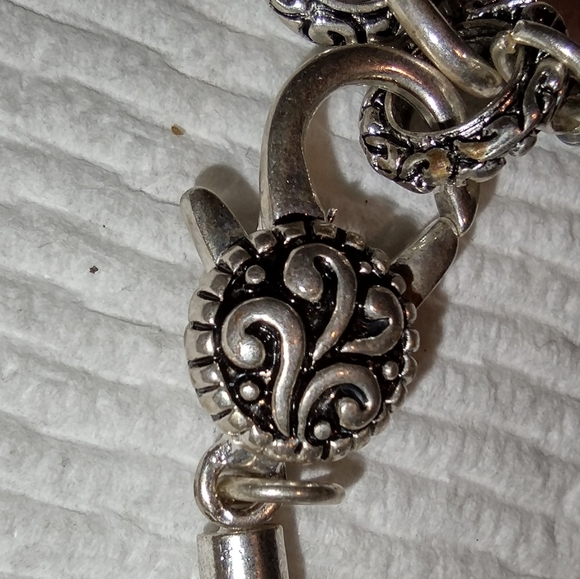 Pandora style spiner Sapphire blue bracelet - Picture 16 of 16